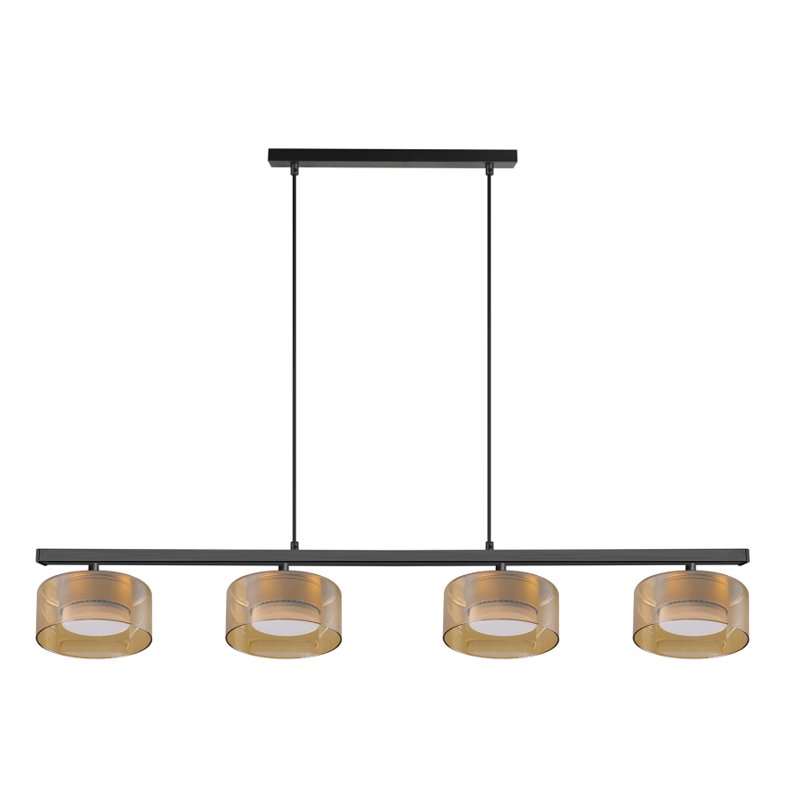 Brilagi - LED Pendelleuchte an einem Kabel AURA LUX 4xGX53/30W/230V schwarz/gold