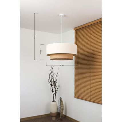 Brilagi - LED-Pendelleuchte an Kabel BOHO STYLE 3xE27/15W/230V Ø 60 cm
