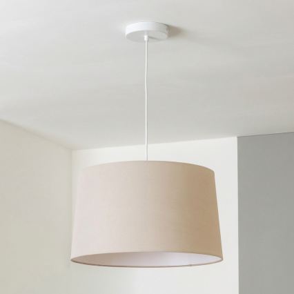 Brilagi - LED-Pendelleuchte an Kabel CERIA 1xE27/40W/230V Ø 45 cm beige