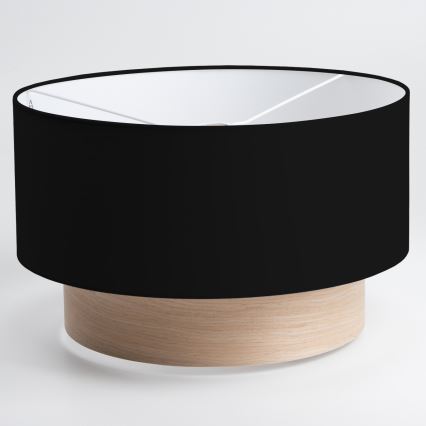 Brilagi - LED-Pendelleuchte an Kabel CERIA 1xE27/40W/230V Ø 50 cm schwarz/beige