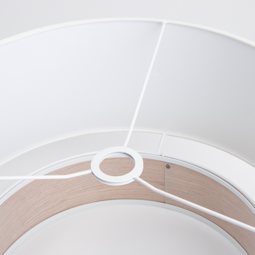 Brilagi - LED Pendelleuchte an Kabel CERIA 1xE27/40W/230V Ø 50 cm weiß/beige