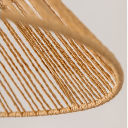 Brilagi - LED-Pendelleuchte an Kabel CERIA BOHO 1xE27/40W/230V Ø 70 cm, braun