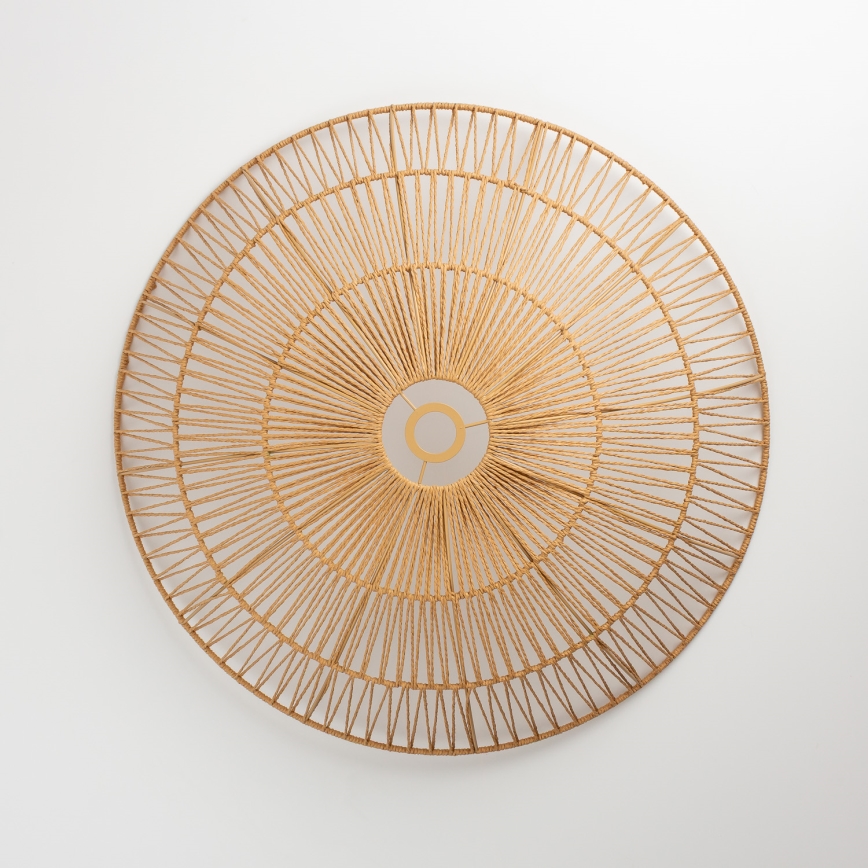 Brilagi - LED-Pendelleuchte an Kabel CERIA BOHO 1xE27/40W/230V Ø 70 cm, braun