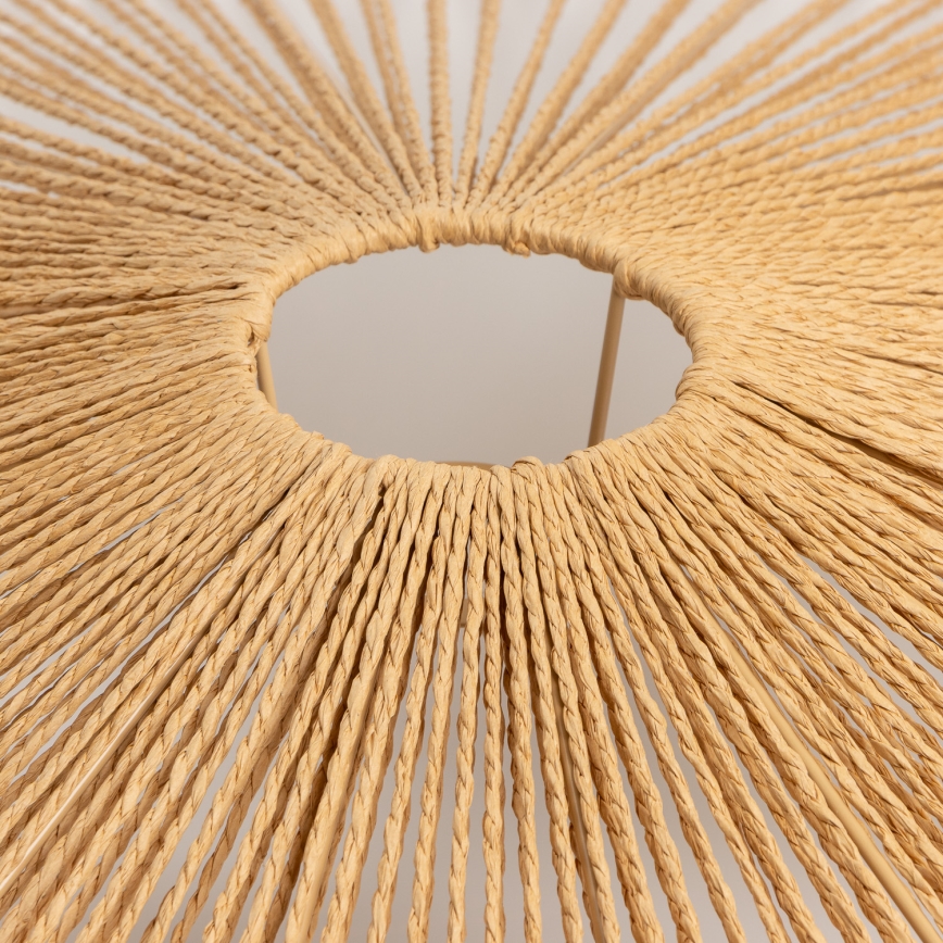 Brilagi - LED-Pendelleuchte an Kabel CERIA BOHO 1xE27/40W/230V Ø 90 cm braun