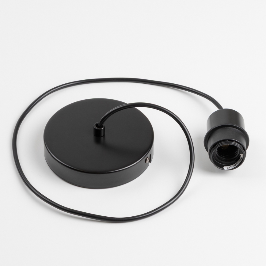 Brilagi - LED-Pendelleuchte an Kabel CERIA WIRE 1xE27/40W/230V Ø 45 cm schwarz