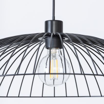 Brilagi - LED-Pendelleuchte an Kabel CERIA WIRE 1xE27/40W/230V Ø 60 cm schwarz