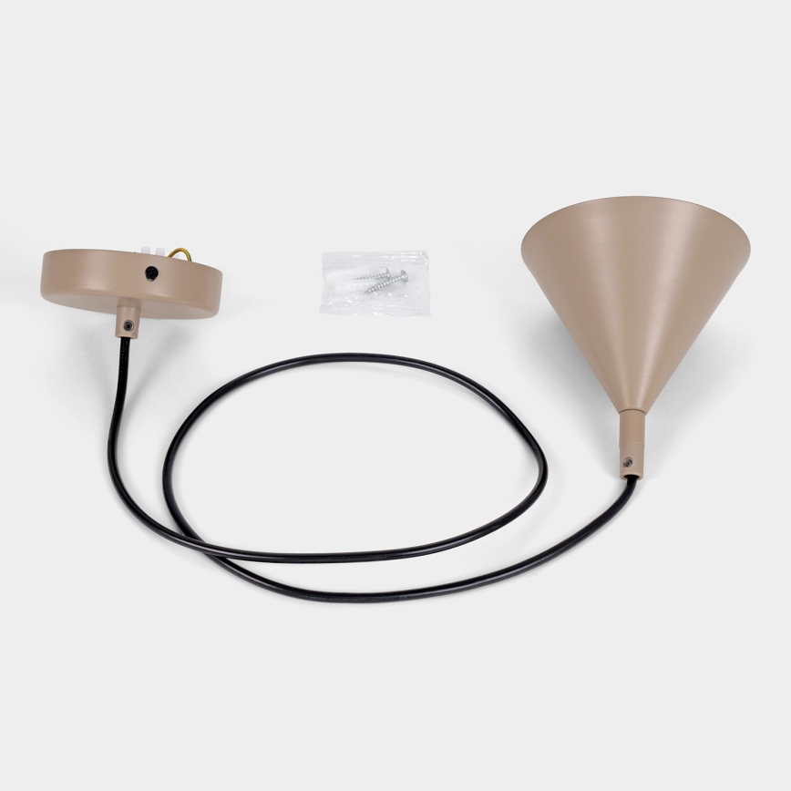 BRILAGI - LED Pendelleuchte an Kabel CONE SINGLE 1xGX53/15W/230V beige
