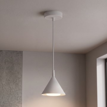 BRILAGI - LED Pendelleuchte an Kabel CONE SINGLE 1xGX53/15W/230V weiß