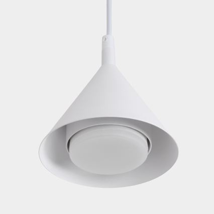 BRILAGI - LED Pendelleuchte an Kabel CONE SINGLE 1xGX53/15W/230V weiß