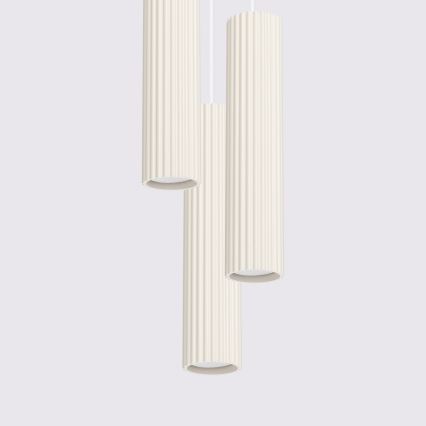 Brilagi - LED-Pendelleuchte an Kabel CRESTO 3xGU10/10W/230V cremefarben