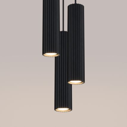Brilagi - LED-Pendelleuchte an Kabel CRESTO 3xGU10/10W/230V schwarz