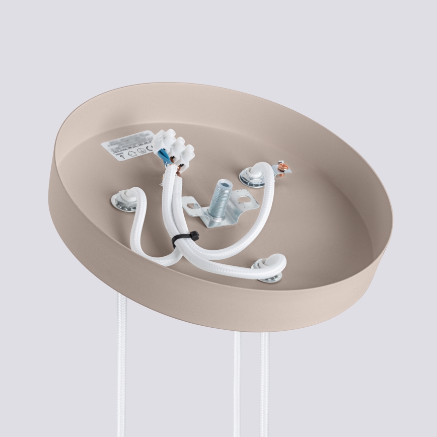 Brilagi - LED-Pendelleuchte an Kabel CRESTO 3xGU10/10W/230V taupe