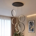 BRILAGI - LED-Pendelleuchte an Kabel ECHO LED/80W/230V 4000K Ø 50 cm schwarz