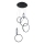 Brilagi - LED-Pendelleuchte an Kabel ECHO LED/80W/230V 4000K Ø 50 cm schwarz