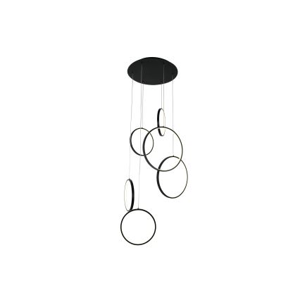 Brilagi - LED-Pendelleuchte an Kabel ECHO LED/80W/230V 4000K Ø 50 cm schwarz
