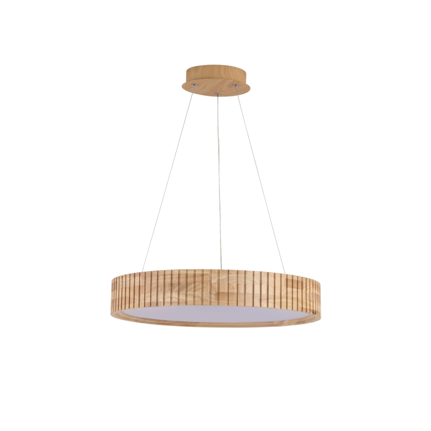 Brilagi - LED-Hängeleuchte an Kabel FALCON WOOD MODERN LED/30W/230V 3000/4000/6000K Ø 45 cm aus Holz