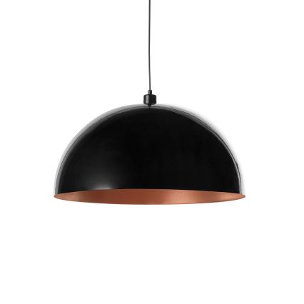 BRILAGI - LED-Pendelleuchte an Kabel METALO 1xE27/40W/230V Ø 60 cm schwarz/kupfer