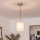 Brilagi - LED-Pendelleuchte an Kabel NUBILA 1xE27/60W/230V Durchmesser 14 cm rot/creme