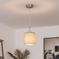 Brilagi - LED-Pendelleuchte an Kabel NUBILA 1xE27/60W/230V pr. 14 cm hellbraun