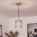 Brilagi - LED-Pendelleuchte an Kabel NUBILA 1xE27/60W/230V Ø 14 cm schwarz/hellgrau