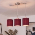 Brilagi - LED-Pendelleuchte an Kabel NUBILA 3xE27/60W/230V Pompejanrot