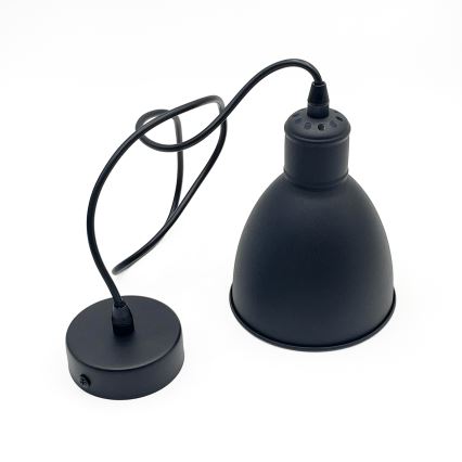 Brilagi - LED-Pendelleuchte an Kabel RIDDY 1xE27/60W/230V schwarz