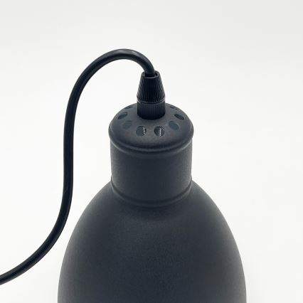 Brilagi - LED-Pendelleuchte an Kabel RIDDY 1xE27/60W/230V schwarz