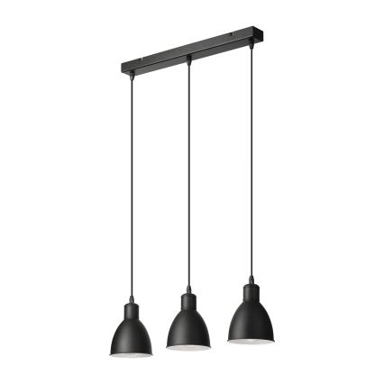 BRILAGI - LED-Pendelleuchte an Kabel RIDDY 3xE27/60W/230V schwarz
