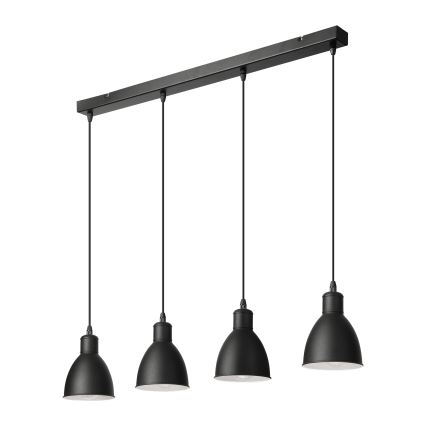 BRILAGI - LED-Pendelleuchte an Kabel RIDDY 4xE27/60W/230V schwarz