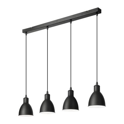 BRILAGI - LED-Pendelleuchte an Kabel RIDDY 4xE27/60W/230V schwarz