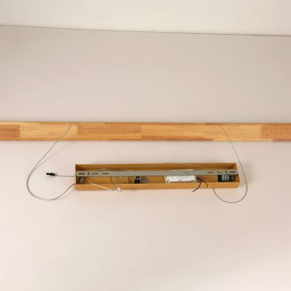 Brilagi - LED-Pendelleuchte an Kabel UMEA WOOD LED/30W/230V 120 cm Gummibaum