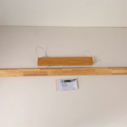 Brilagi - LED-Pendelleuchte an Kabel UMEA WOOD LED/40W/230V 150 cm Gummibaumholz