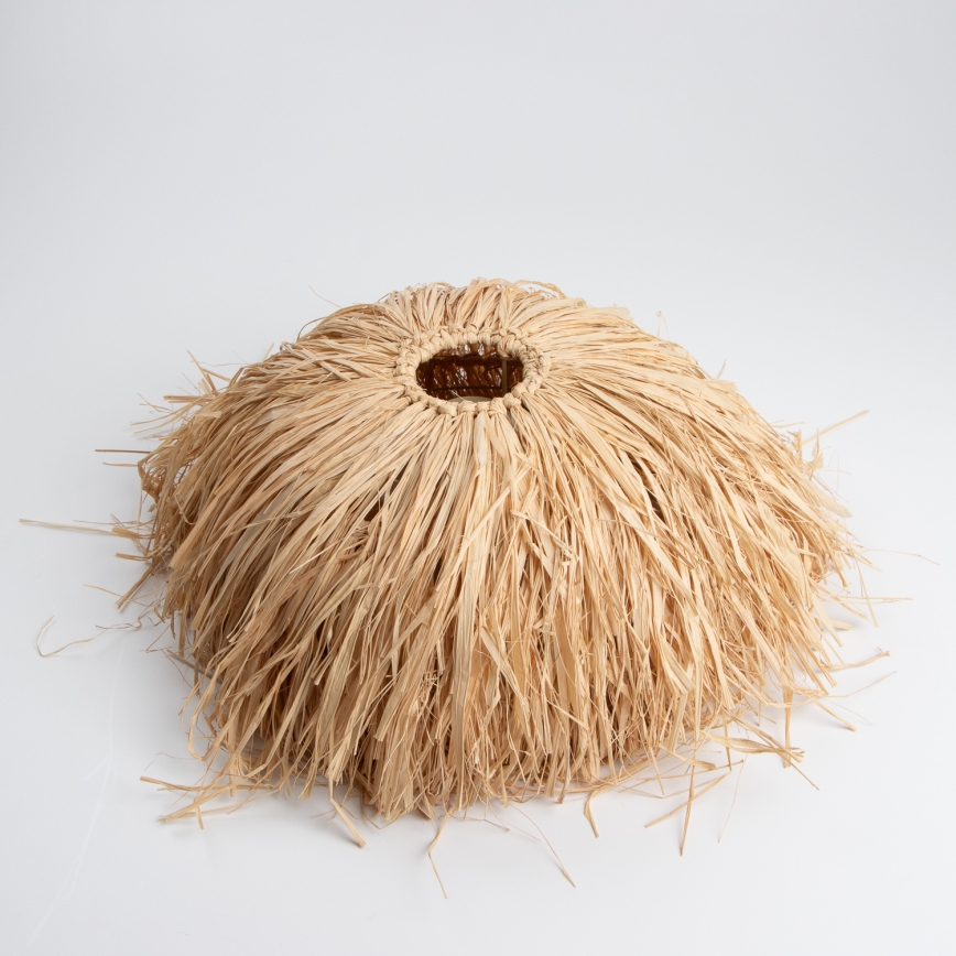 Brilagi – LED-Pendelleuchte an Seil CERIA BOHO 1xE27/40W/230V Ø 40 cm Raffia