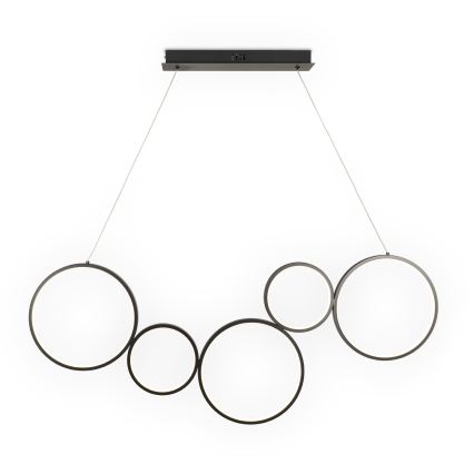 BRILAGI - LED-Pendelleuchte an Seil ECHO LED/60W/230V 4000K 100 cm schwarz