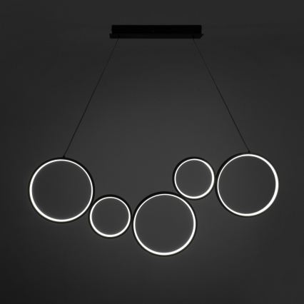 BRILAGI - LED-Pendelleuchte an Seil ECHO LED/60W/230V 4000K 100 cm schwarz