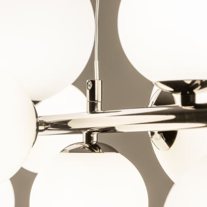 Brilagi - LED-Pendelleuchte an Seil MILLA 10xG9/3W/230V schwarz/chrom/weiß