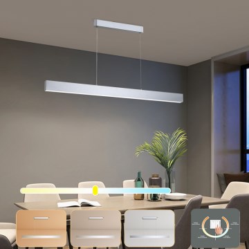 Brilagi - LED-Pendelleuchte an Seil SLEEKLINE LED/40W/230V 3000/4500/6000K silber