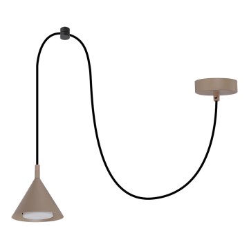 BRILAGI - LED Pendelleuchte an Stahlseil CONE SINGLE SPIDER 1xGX53/15W/230V beige