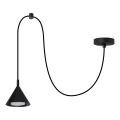 BRILAGI - LED Pendelleuchte an Stahlseil CONE SINGLE SPIDER 1xGX53/15W/230V schwarz