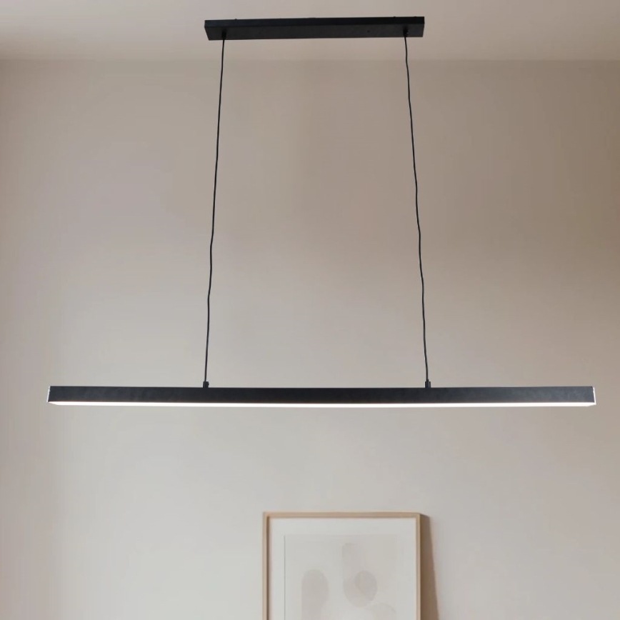 Brilagi - LED-Pendelleuchte AXIS mit Seilaufhängung, LED/30W/230V, 120 cm, schwarz