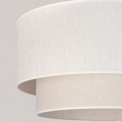Brilagi - LED-Pendelleuchte BOHO ECO an Kabel 1xE27/10W/230V Ø 40 cm cremefarben