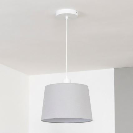 Brilagi - LED-Pendelleuchte CERIA 1xE27/40W/230V Ø 30 cm grau