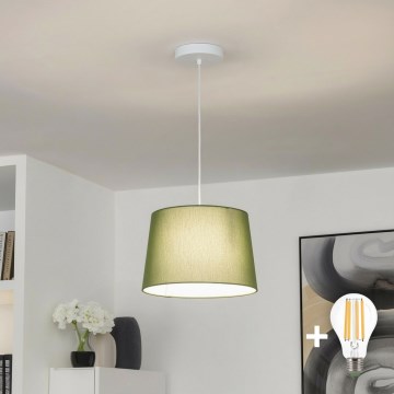 Brilagi - LED-Pendelleuchte CERIA an Kabel 1xE27/40W/230V Ø 30 cm grün