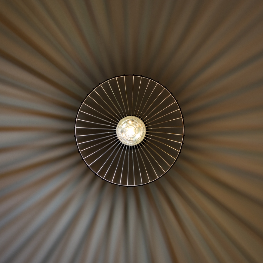 Brilagi - LED-Pendelleuchte CERIA WIRE mit Kabelaufhängung, 1x E27/40W/230V, Ø 30 cm, schwarz