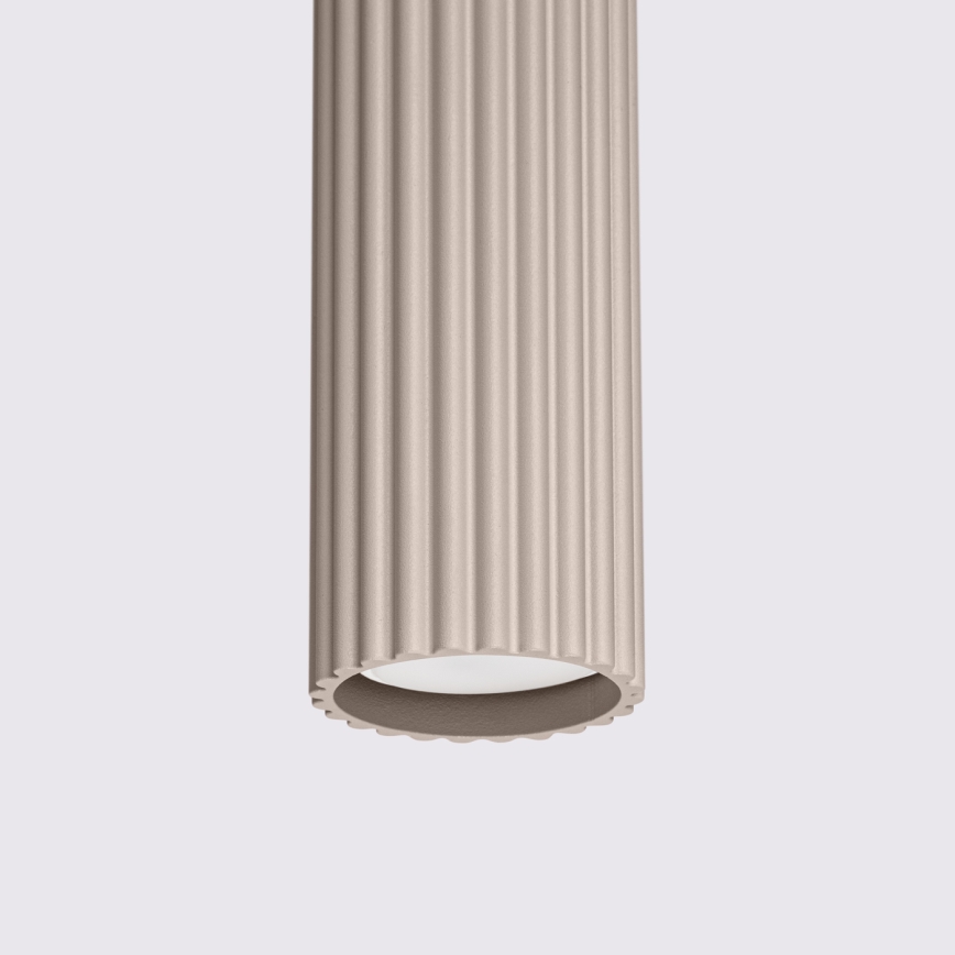 Brilagi - LED-Pendelleuchte CRESTO mit Kabelabhängung 1xGU10/10W/230V taupe