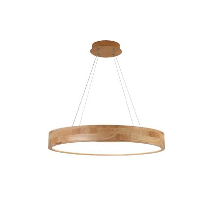 Brilagi - LED-Pendelleuchte an Kabel FALCON WOOD LED/40W/230V 3000/4000/6000K Ø 60 cm Holz