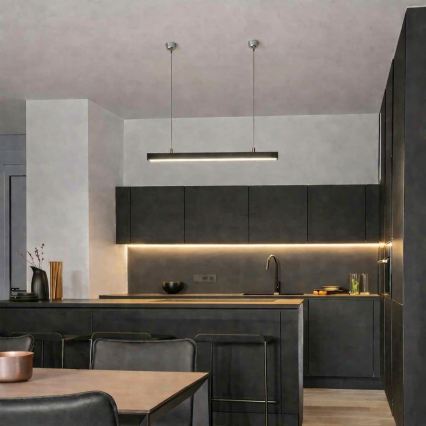 Brilagi - LED-Hängeleuchte FULLDAY LED/10/15/20W/230V 2700/4000/6000K 60 cm schwarz