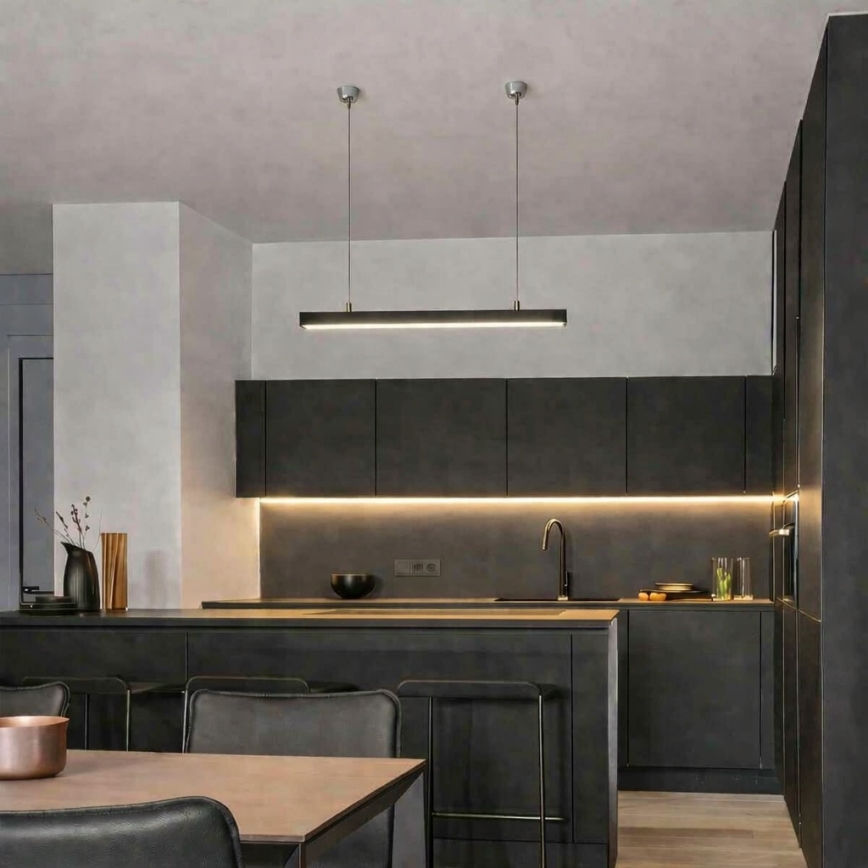 Brilagi - LED-Hängeleuchte FULLDAY LED/10/15/20W/230V 2700/4000/6000K 60 cm schwarz