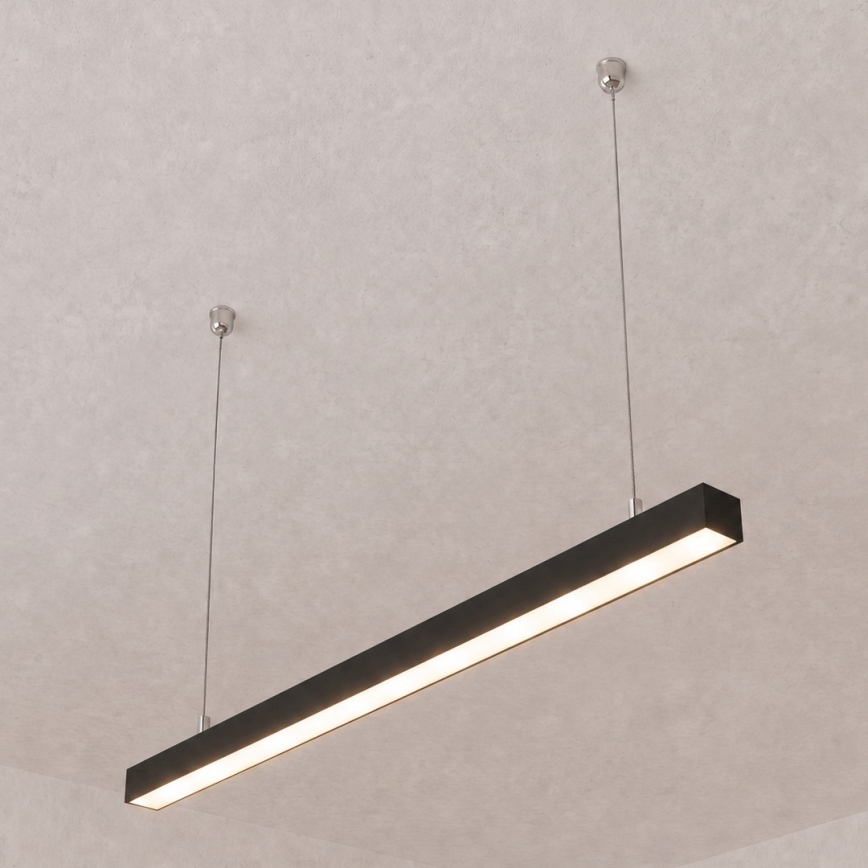 Brilagi - LED Pendelleuchte FULLDAY LED/20/30/40W/230V 2700/4000/6000K 120 cm schwarz