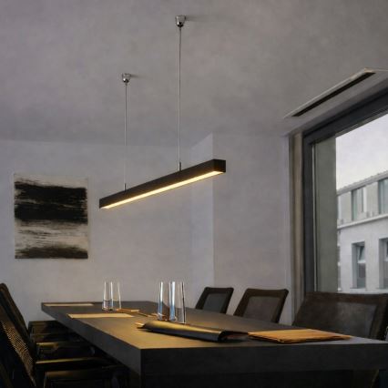Brilagi - LED Pendelleuchte FULLDAY LED/20/30/40W/230V 2700/4000/6000K 120 cm schwarz